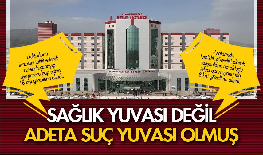 Sağlık yuvası değil adeta suç yuvası olmuş